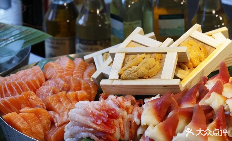静安香格里拉大酒店·两咖啡·自助餐三文鱼图片 - 第695张