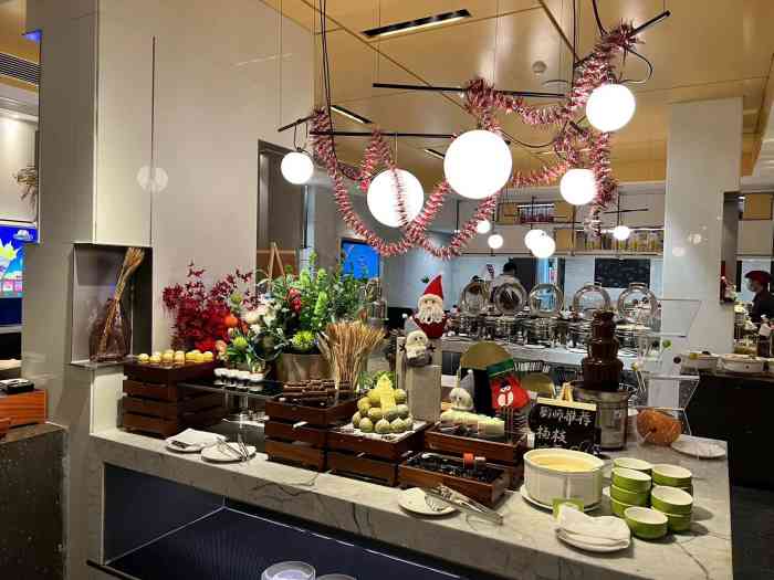 希尔顿欢朋酒店自助餐-"宝安西乡b出口,希尔顿欢朋酒店4楼自助早.