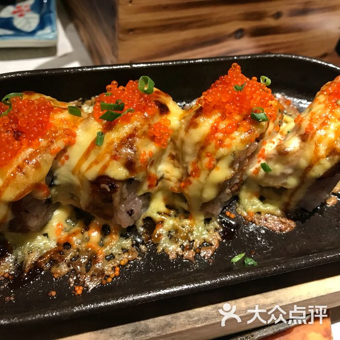 仓桥家精致日式料理芝士鳗鱼焗卷图片-北京日本料理