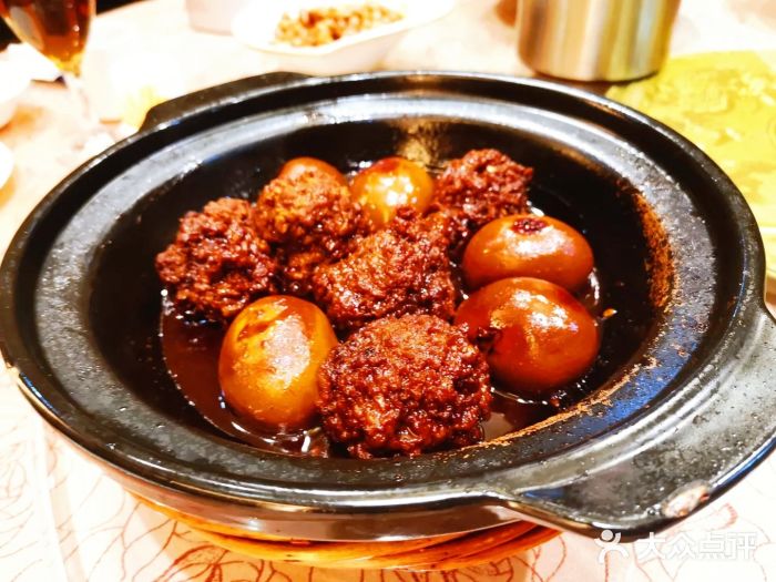 大方传统菜(大自然花园店)肉圆烧鸡蛋图片