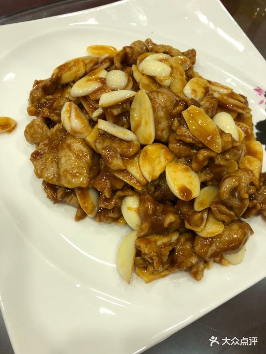 济南老菜馆蒜爆羊肉图片