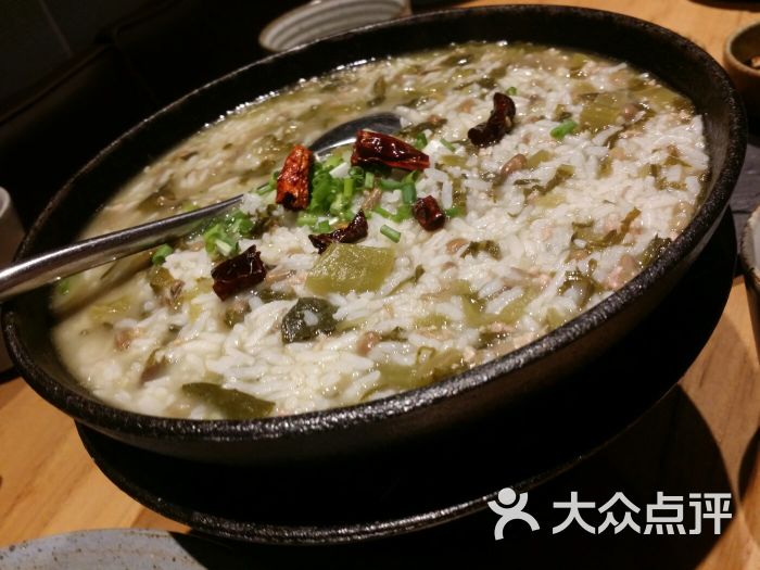 酸菜小豆烫饭