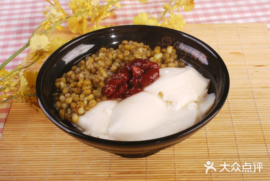 绿豆冰豆花