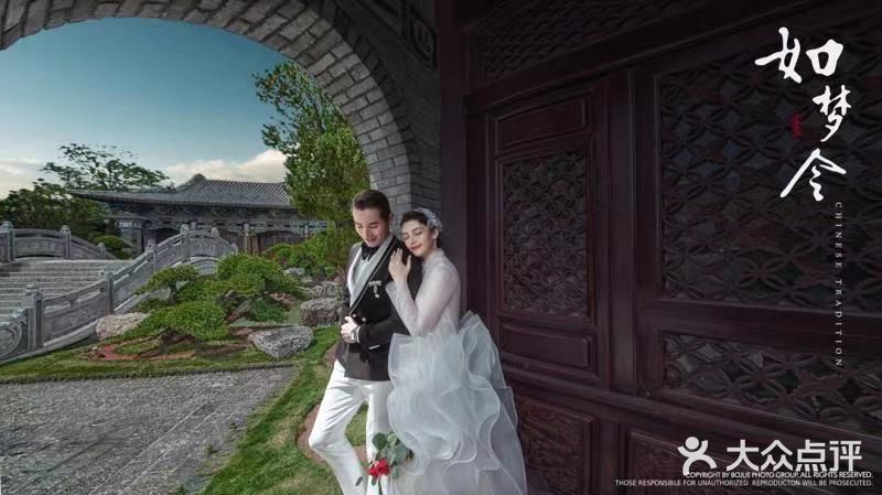 古典与现代相结合的唯美婚纱照