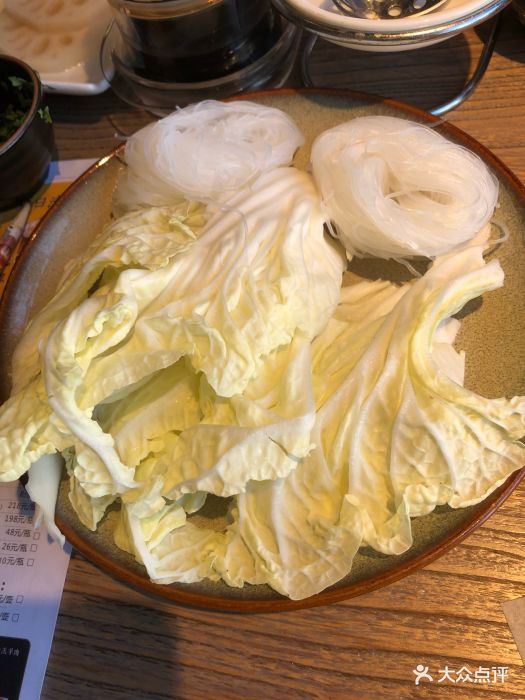 白菜粉丝拼盘