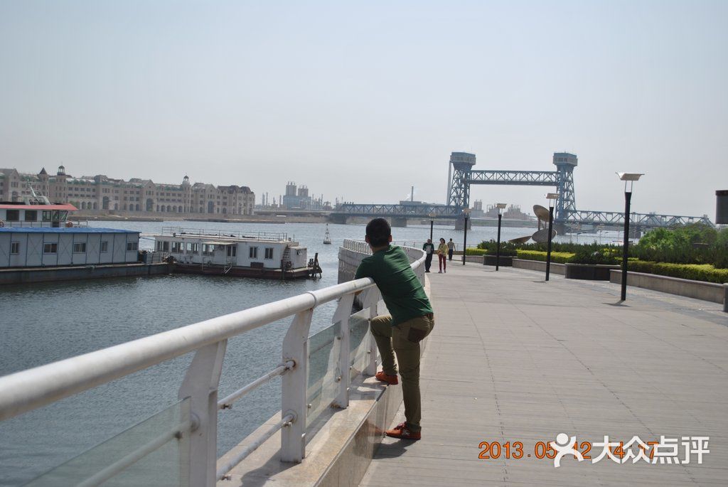 塘沽海河外滩公园海门大桥图片 - 第9张
