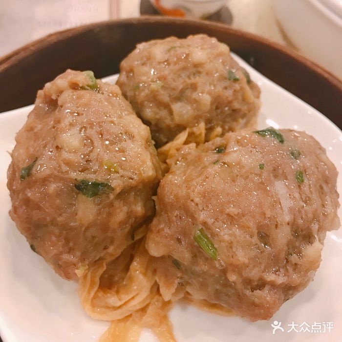 陈皮蒸牛肉球