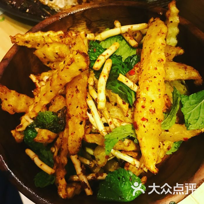 云南小市老昆明炸洋芋图片-北京云南菜-大众