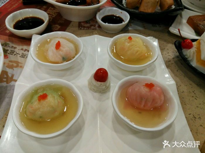 点都德(喜粤楼店-花旗参汤四色虾饺-菜-花旗参汤四色虾饺图片-广州