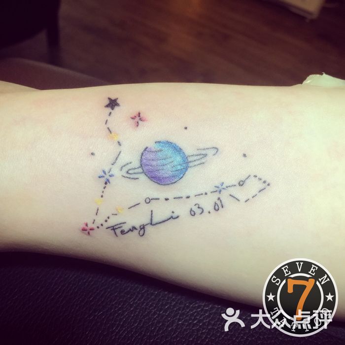 seven tattoo图片-北京纹身-大众点评网