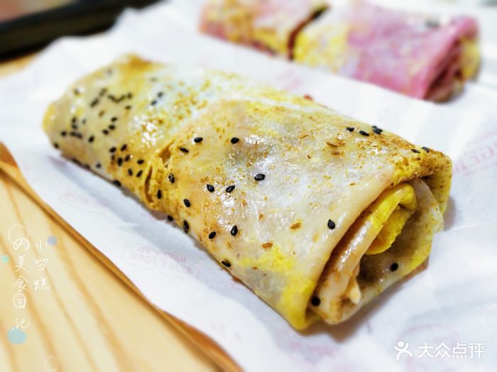 卤肉多汁煎饼