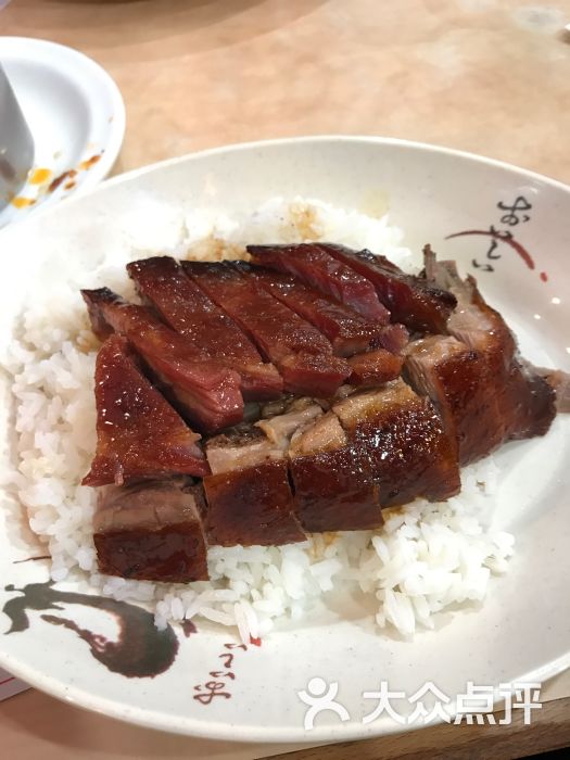 一乐烧鹅-叉烧烧鹅双拼饭图片-香港美食-大众点评网