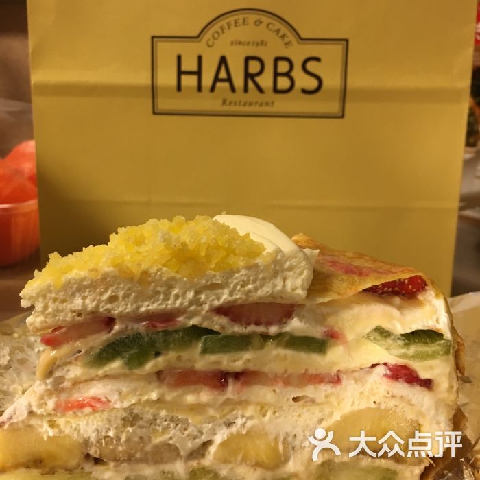 harbs水果千层蛋糕图片 - 第5张