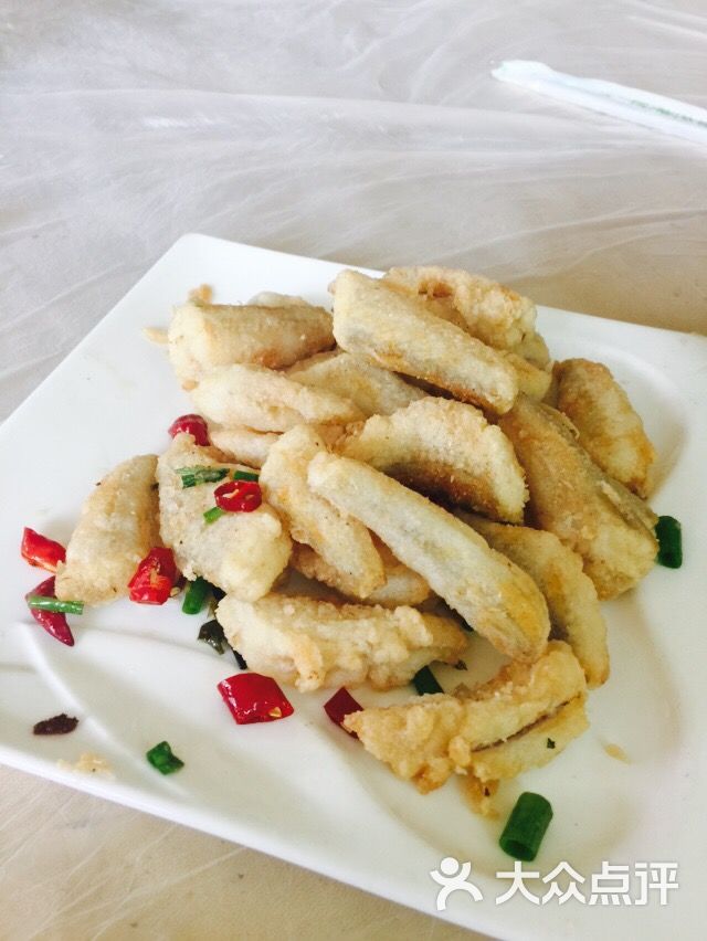 朱家尖南沙蓬莱餐厅-椒盐豆腐鱼图片-朱家尖美食-大众点评网