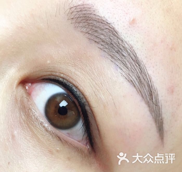 采薇半永久纹眉纹眼线漂唇美睫的点评