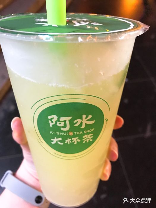 阿水大杯茶(泉城路舜井店)霸气青柠寒天图片