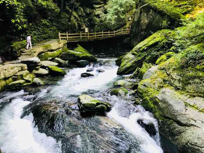 天书峡景区-"天书峡是大巴山主峰之一化龙山的峡谷,全