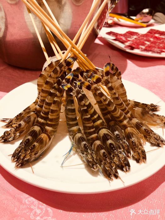 楼上火锅(南汇路店)斑节虾图片 第10张