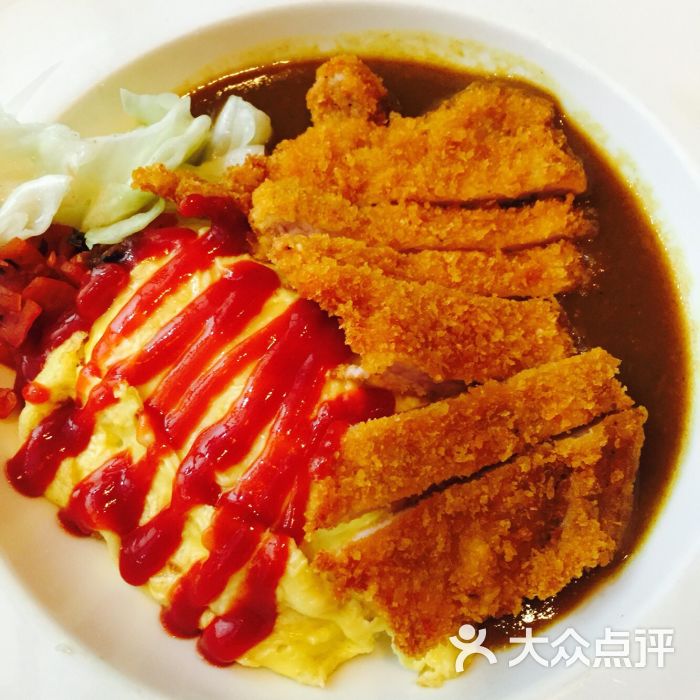 猪排咖喱蛋包饭