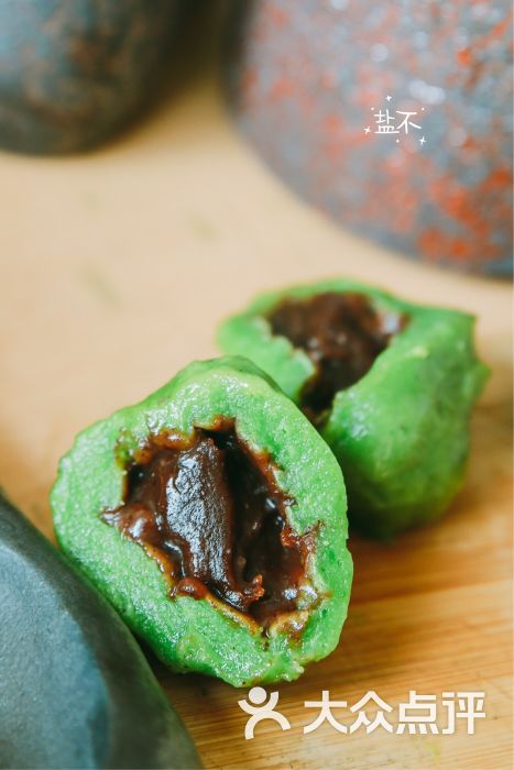 豆沙青团