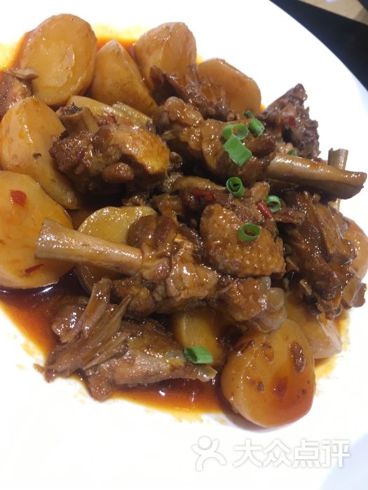 土豆黄焖鸭