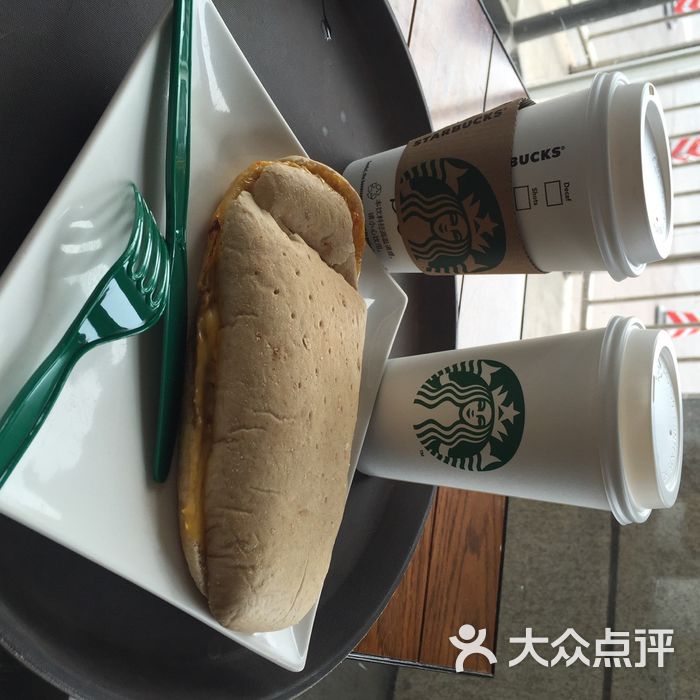 星巴克金枪鱼帕尼尼图片-北京咖啡厅-大众点评网