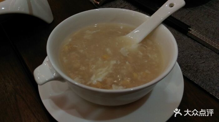 外滩悦榕庄-酩缘中餐厅鸡茸粟米汤图片