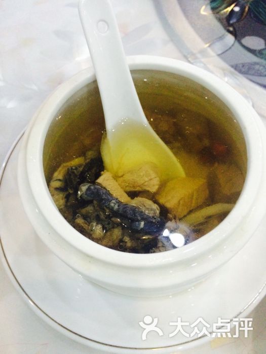 加勒比海海鲜世家(宝安店)-花旗参竹丝鸡汤图片-深圳美食-大众点评网