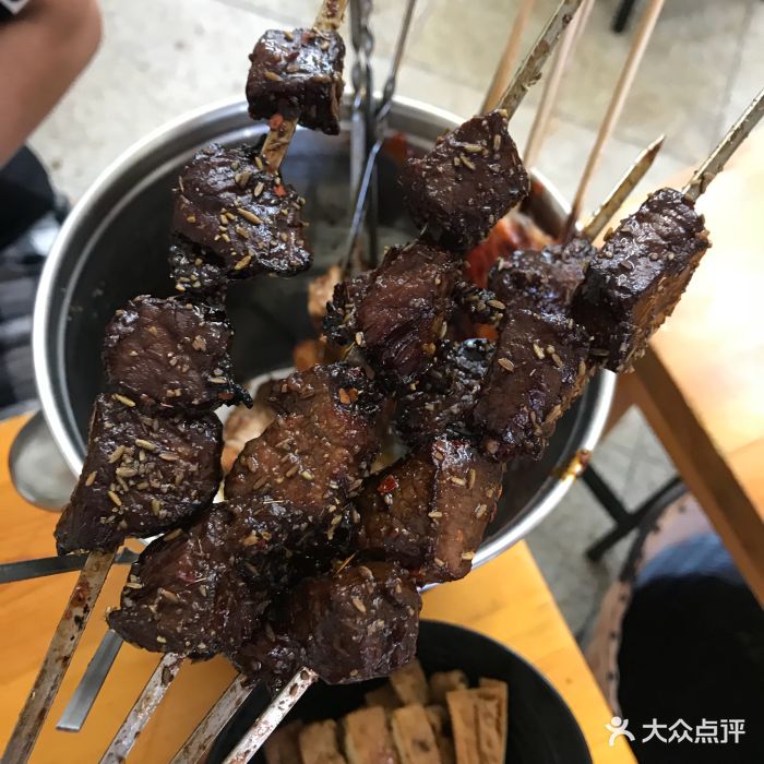 炒豆合作社-招牌牛肉串图片-北京美食-大众点评网