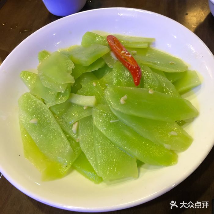 一品活虾-蒜蓉莴笋图片-深圳美食-大众点评网