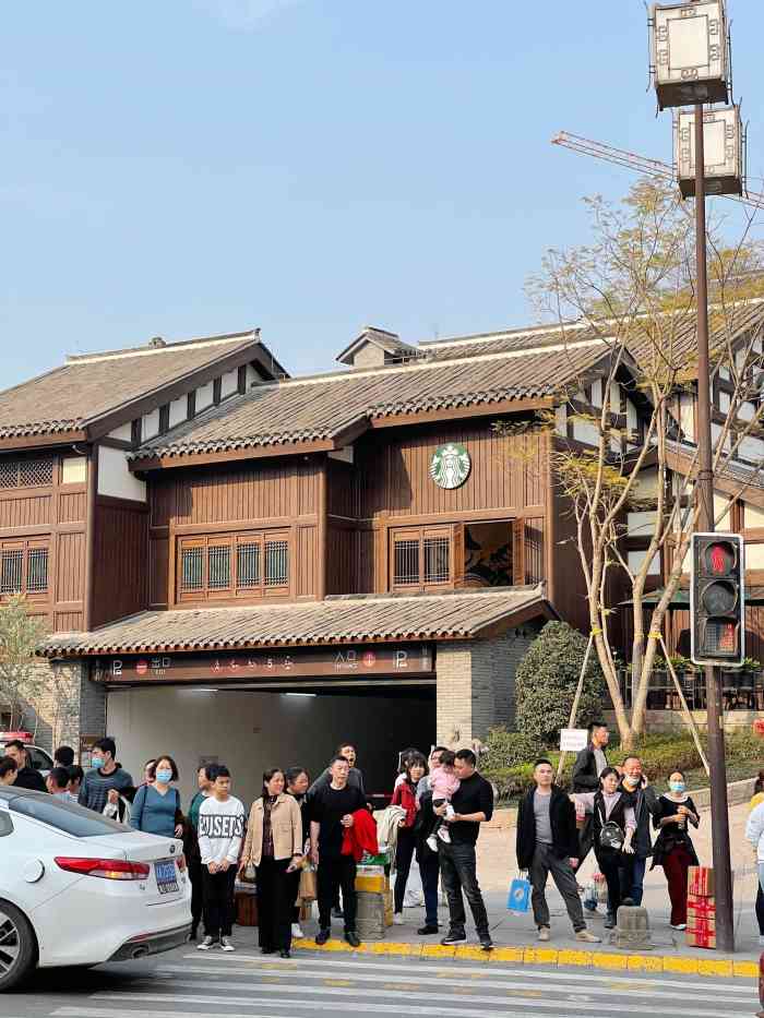 磁器口星巴克事件后街星巴克重庆星巴克景区门店重庆人去看星巴克重庆