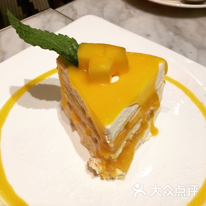 灰狗·潮泰意·餐厅(iapm店)-芒果千层蛋糕图片-上海美食-大众点评网