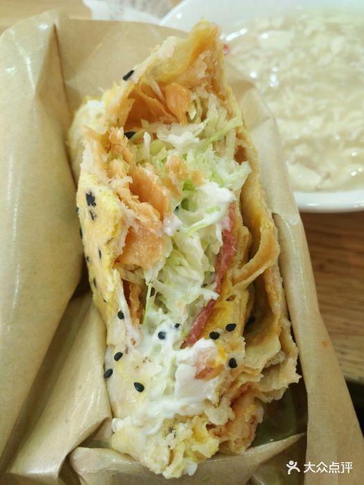 芝士培根煎饼