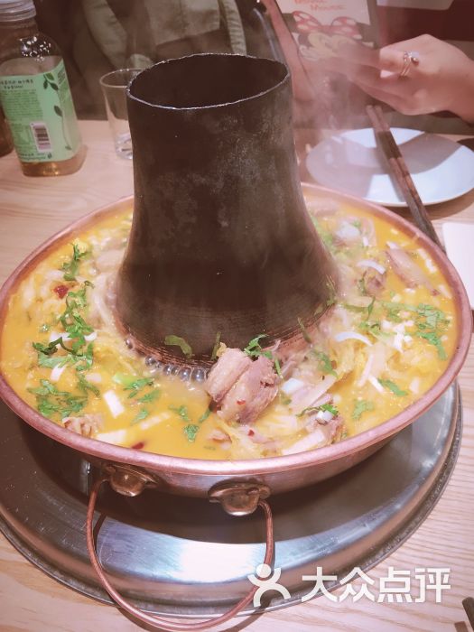 尝海hotpot铜火锅酸菜羊排锅图片 - 第2张