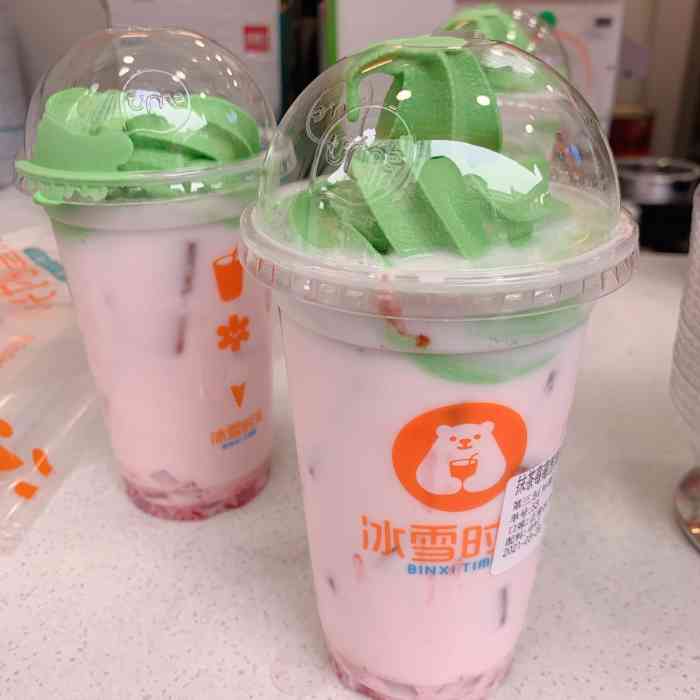 冰雪时光(高新万达西街店)-"「抹茶莓莓雪顶」最近最