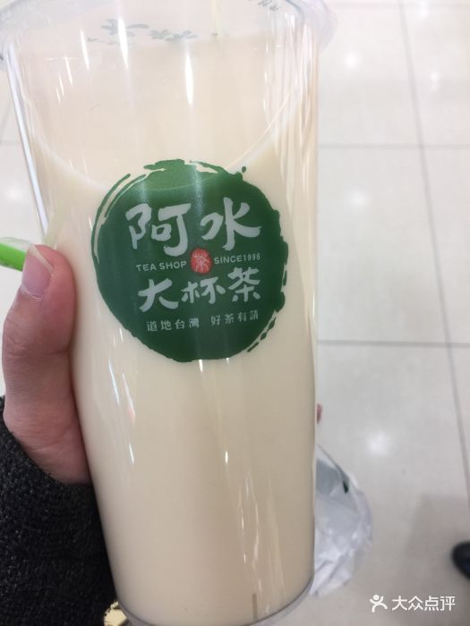 阿水·大杯茶(中都店)茉香奶绿图片