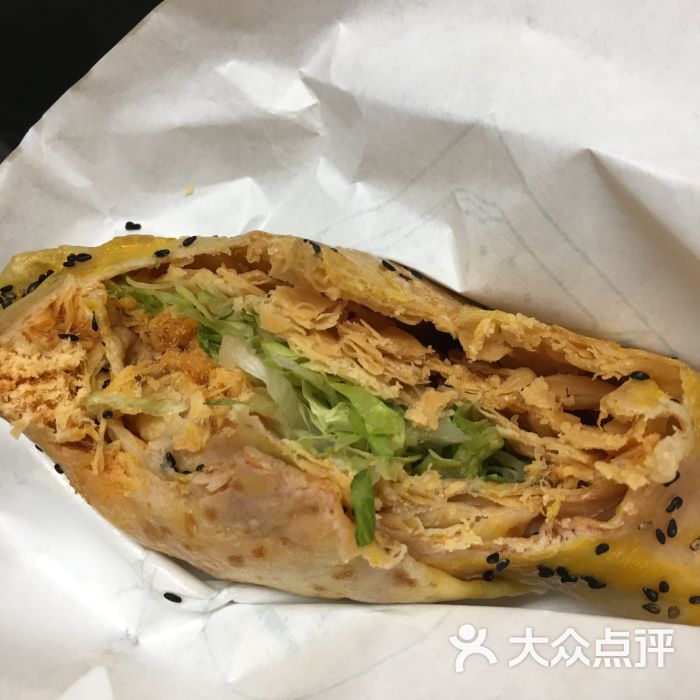 原味肉松煎饼