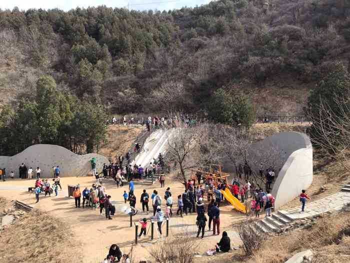 戒台寺郊野公园-"导航大滑梯过来的,公园还没有建好,.
