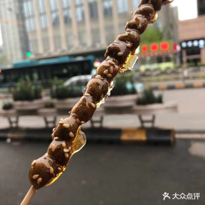 甜圆红冰糖葫芦山药豆图片