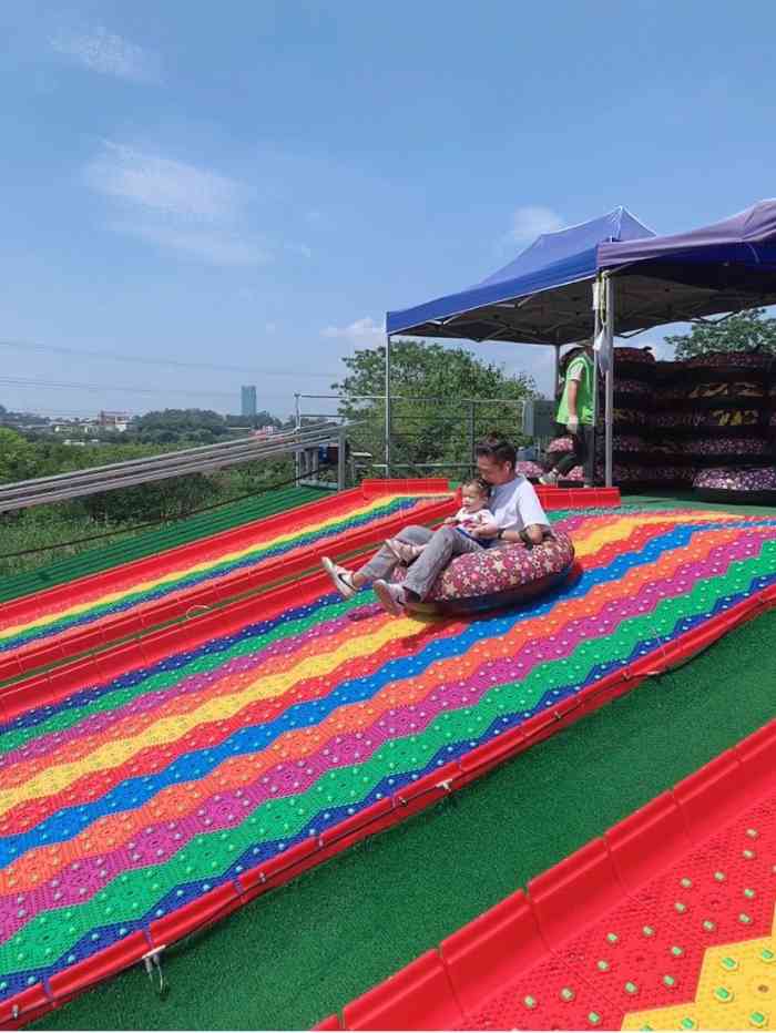 长洲岛都市农业公园-"被彩虹滑梯种草了,火速来打卡.