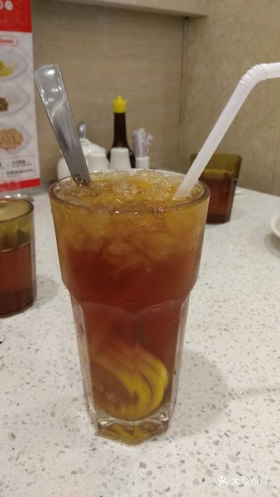 香港新发烧腊茶餐厅(书城店)冻柠茶图片 第5张