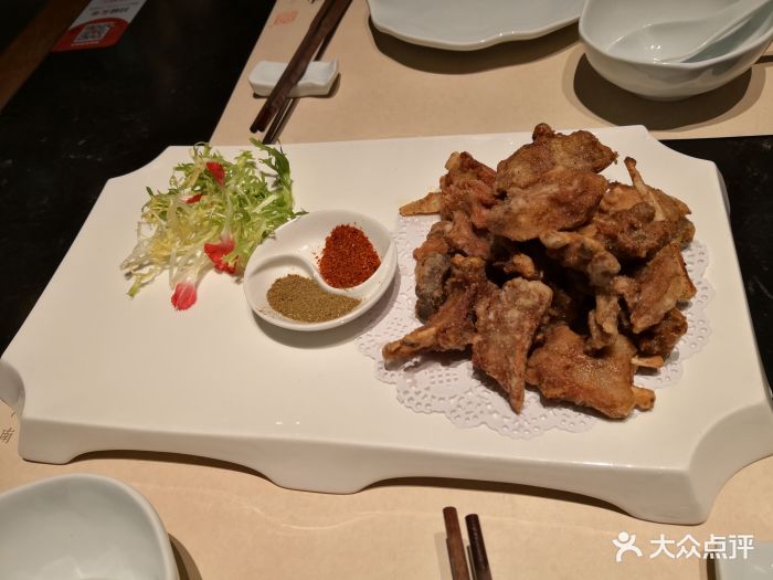 城墙根茶馆(金水路店-椒盐豫东小山羊羊排图片-郑州美食-大众点评网