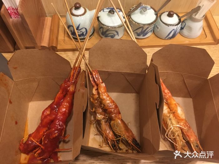 斗虾海鲜小吃(食宝街店)两串椒盐虾图片 - 第5张