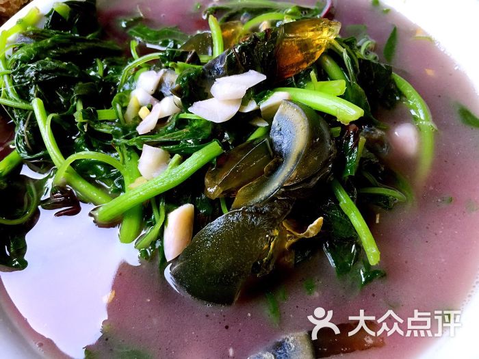 皮蛋苋菜
