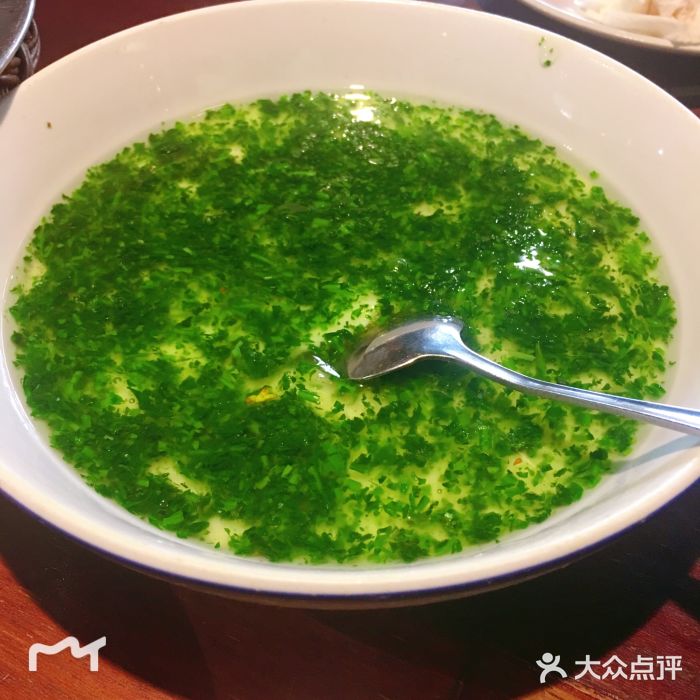 大牌大·传统杭帮菜(湖滨店)荠菜干贝水划蛋图片