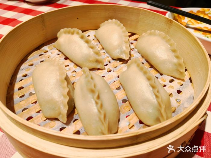 西贝莜面村(上海莘庄龙之梦店)韭菜鸡蛋虾仁莜面饺子图片