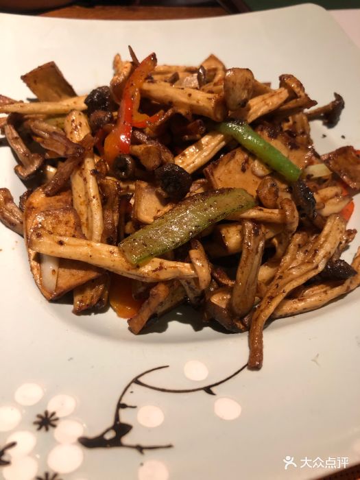 鹅肝酱炒小菇