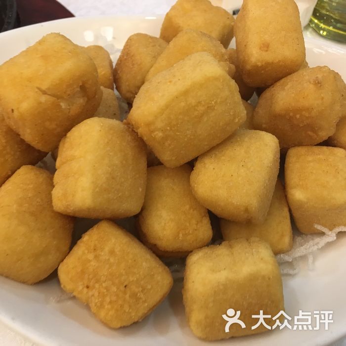 诚粤花园餐厅金沙脆皮豆腐图片-北京粤菜-大众点评网