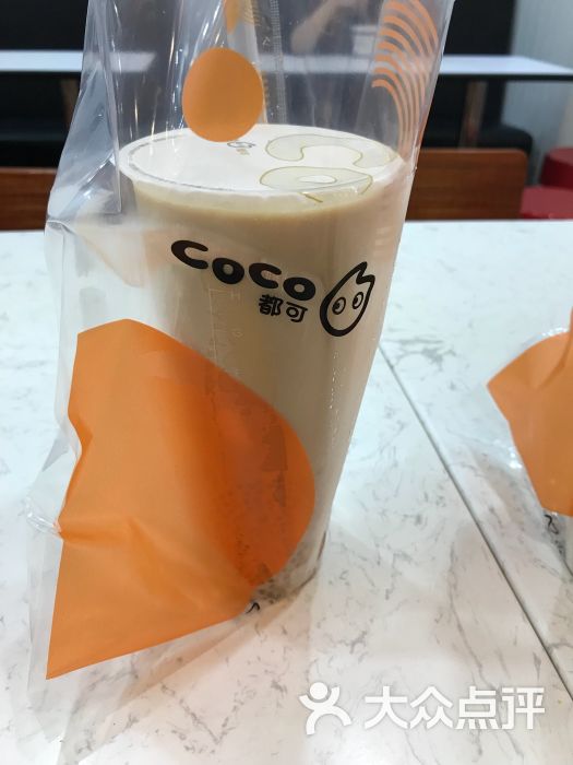 coco都可(众圆二店)焦糖奶茶 布丁)图片 第2张