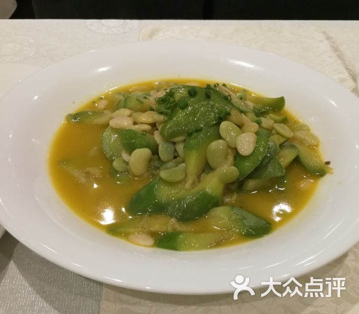 舅家崇明原生态食府(龙阳路店)茄块洋扁豆图片 - 第3张